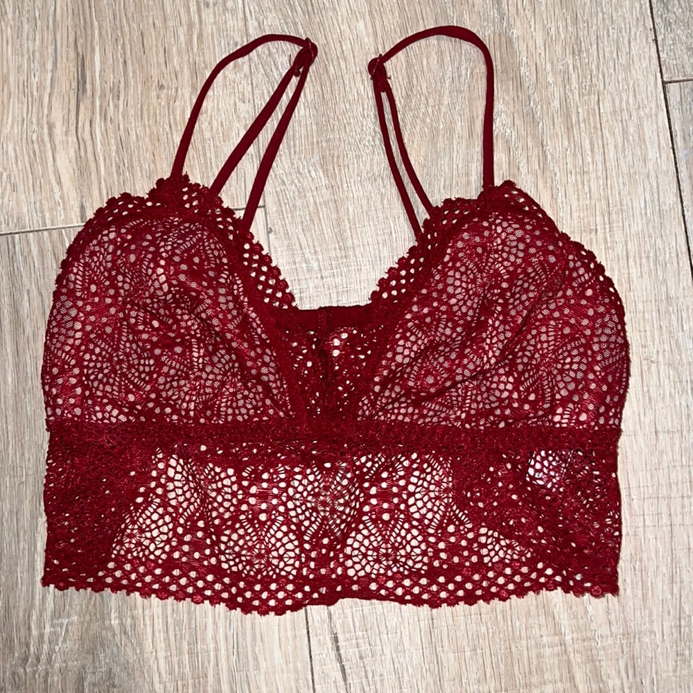 Victoria’s Secret red Boho bralette